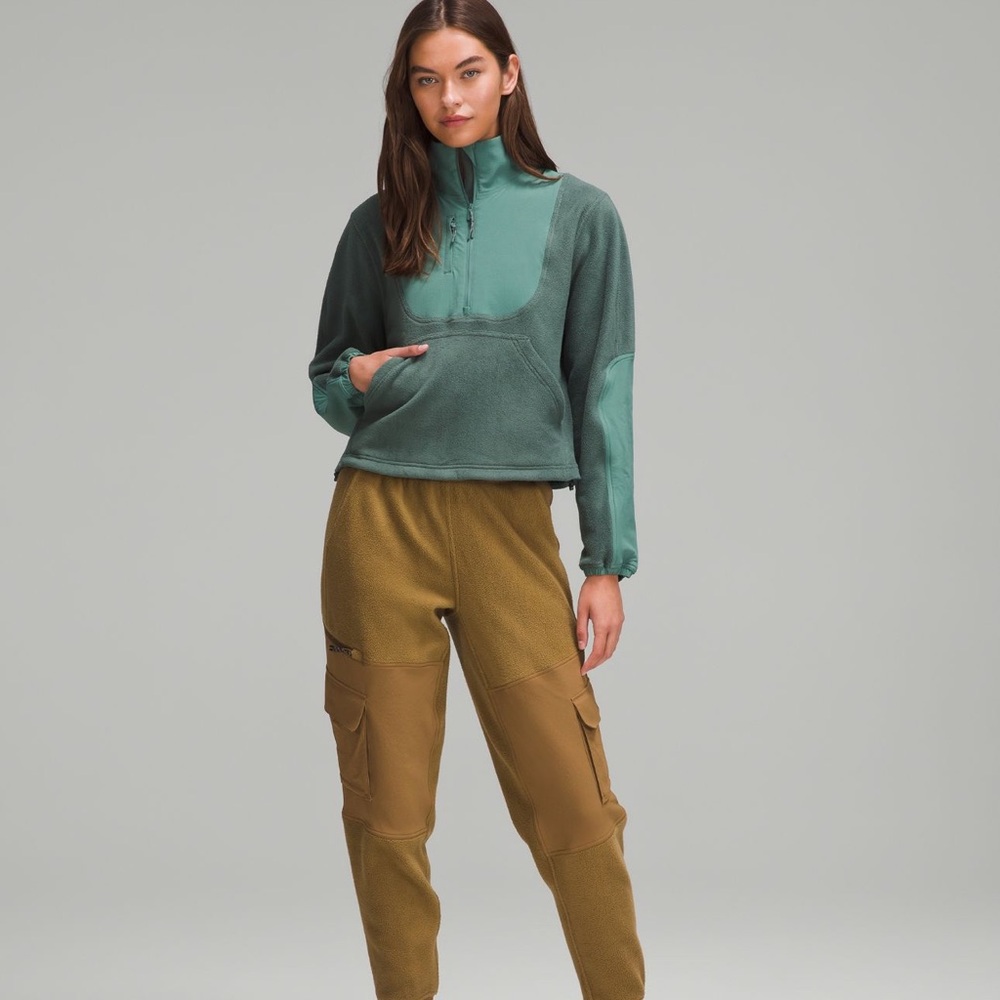 Lululemon Fleece + Ripstop Hiking Pullover